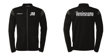 SG Spielgemeinschaft Squad Jacke Poly Jacke, schwarz-grau